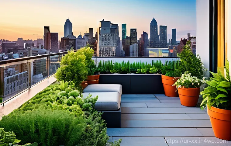 도시재생을 위한 생태적 조경 설계 - **Prompt 1: A Vibrant Urban Oasis**
    "A wide-angle, highly detailed photograph capturing a bustli...