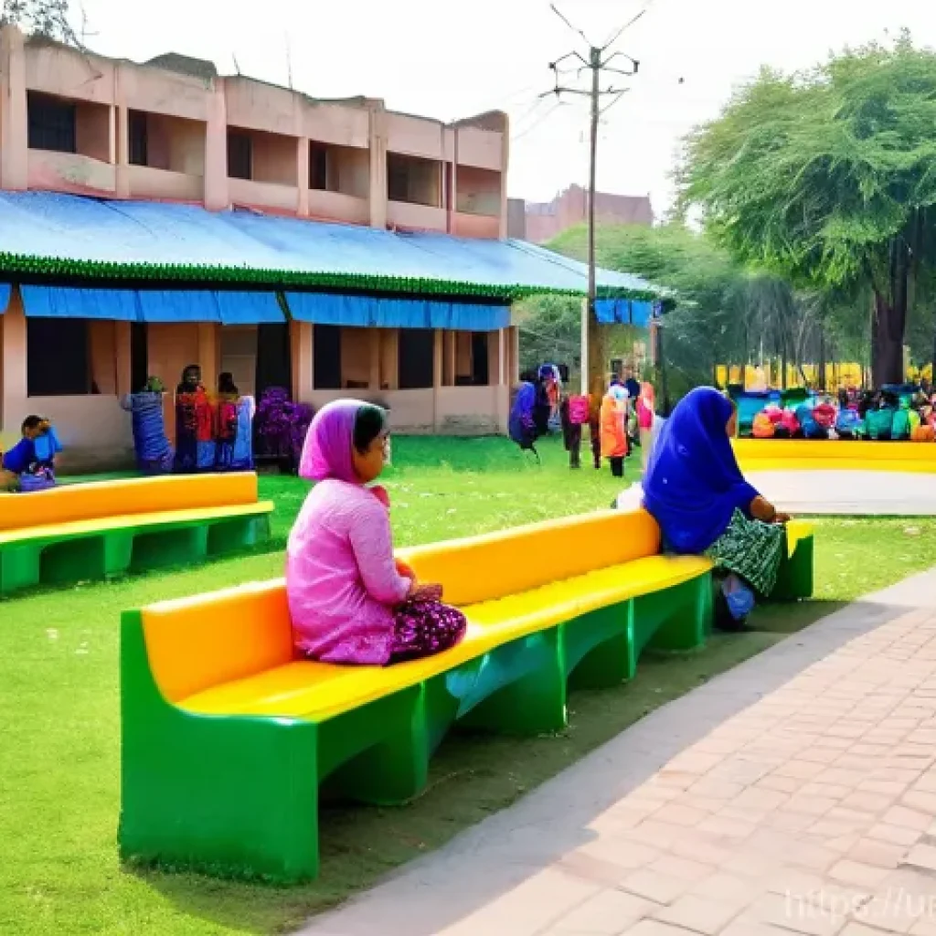 재활용과 도시재생의 상관관계 - **Image Prompt 1: Community Park Transformation – Waste to Wonder**
Generate an image depicting ...